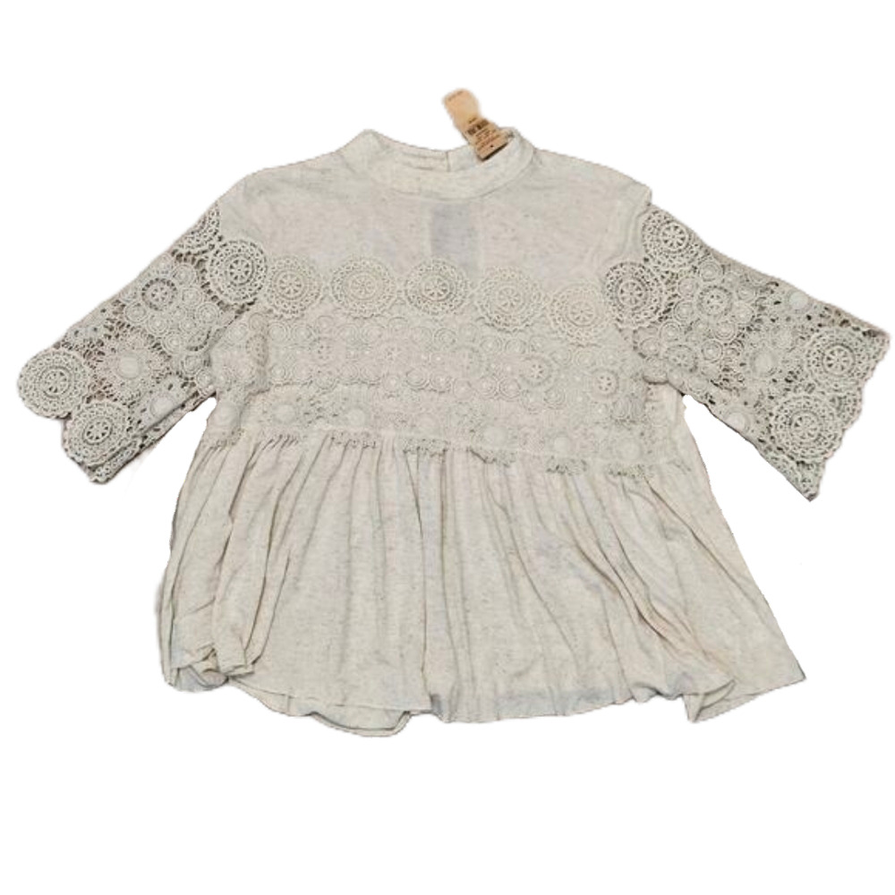 American Eagle Lace Peplum Top – M – NWT